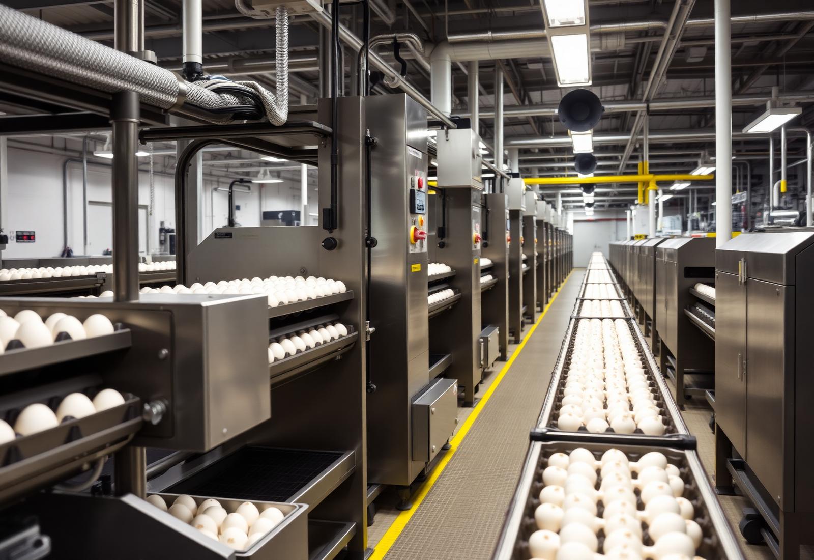 Linia de producție industrială Ovotech — vedere de ansamblu